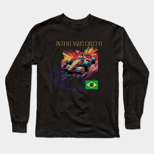 Brazylian Grand Prix, Interlagos Circuit Long Sleeve T-Shirt